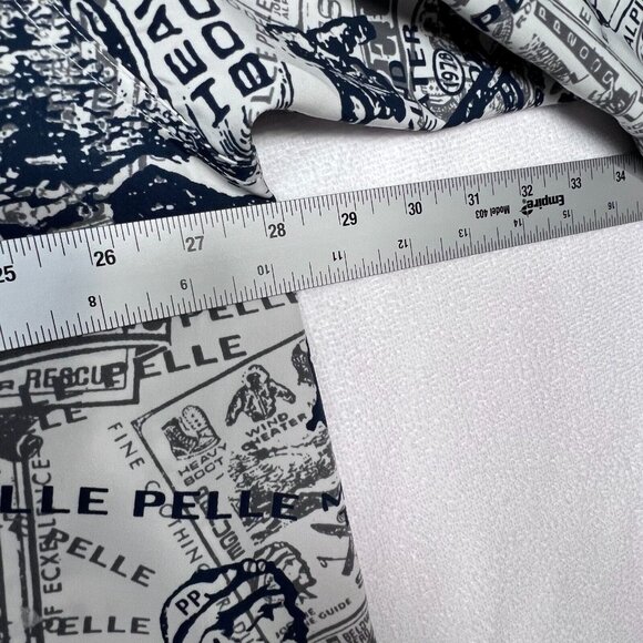 Pelle Pelle Marc Buchanan Shirt XXL AOP Mountain Ski Theme Long Sleeve Blue - Picture 10 of 13